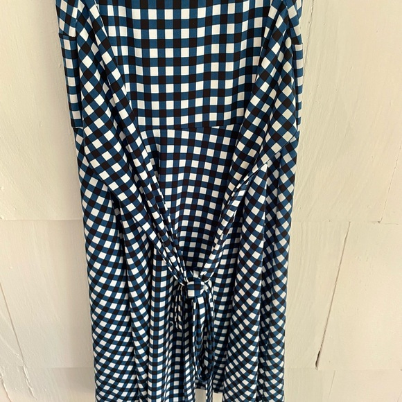 Leota Gingham Midi Dress, Size Small - Picture 3 of 9